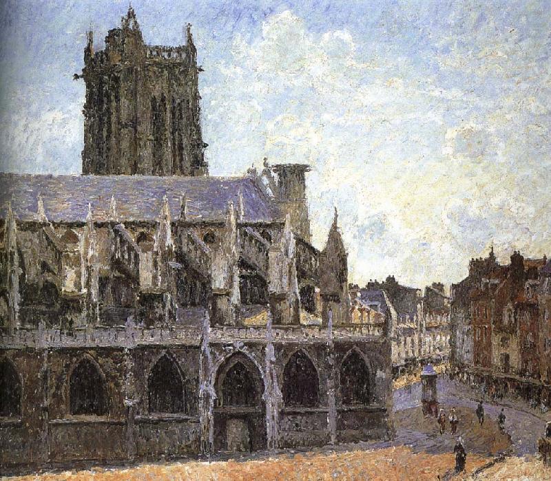 Camille Pissarro Church under the sun china oil painting image